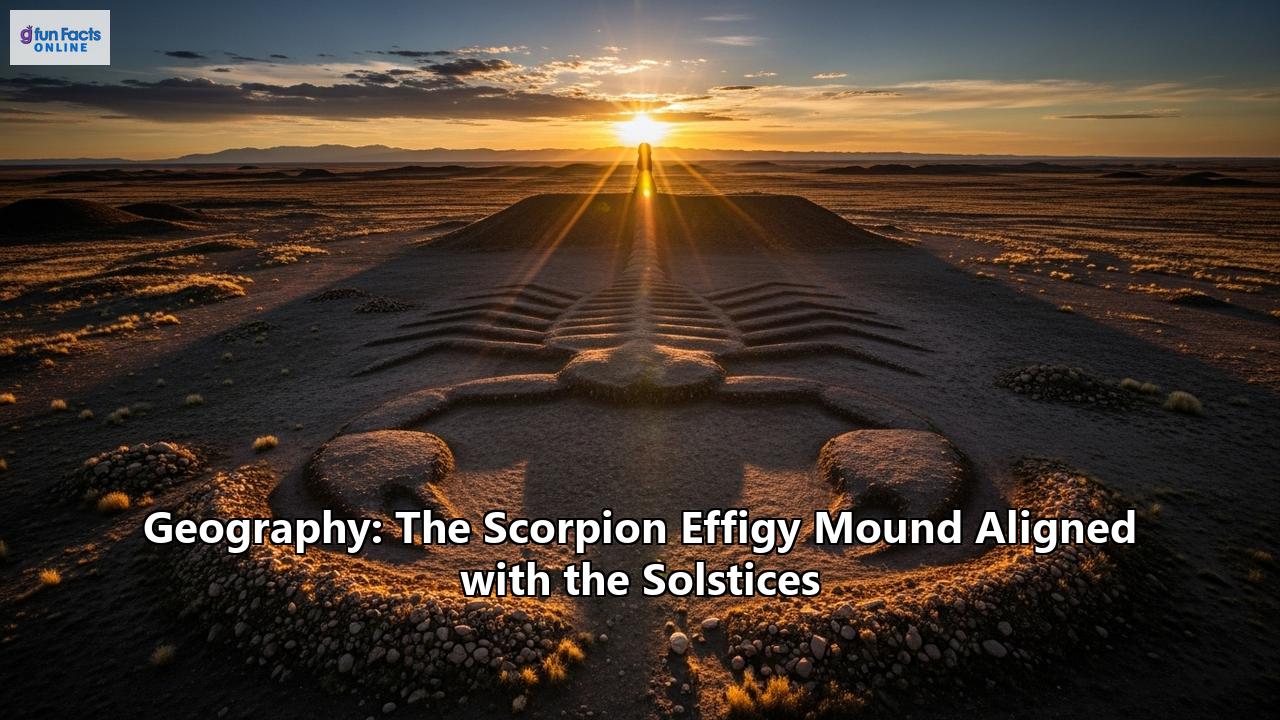 Geography: The Scorpion Effigy Mound Aligned with the Solstices