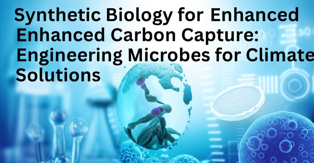 Synthetic Biology for Enhanced Carbon Capture: Engineering Microbes for Climate Solutions.