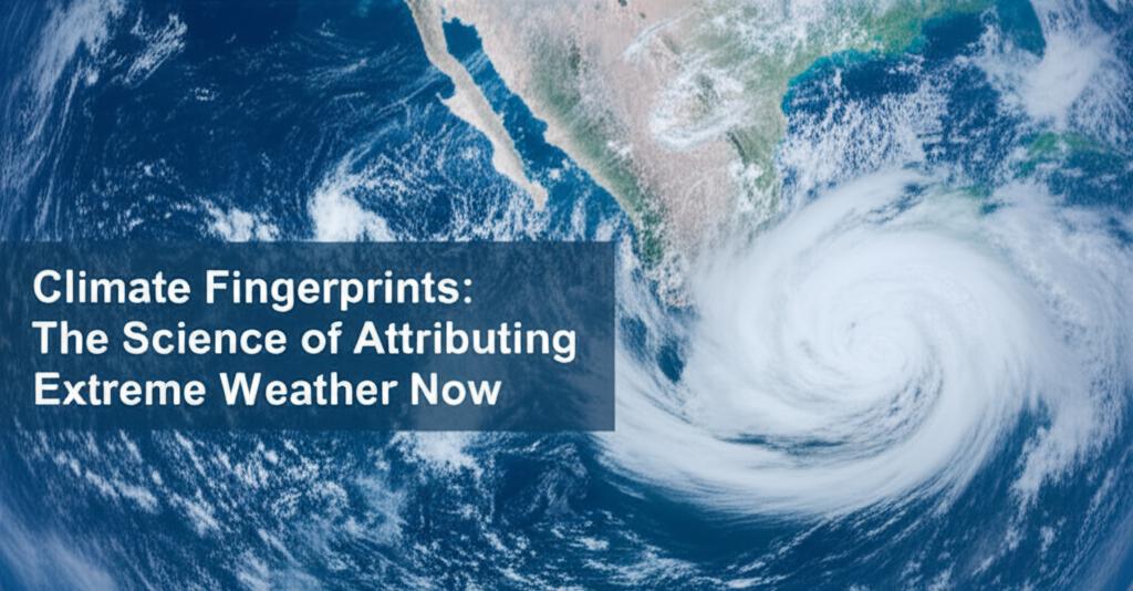Climate Fingerprints: The Science of Attributing Extreme Weather Now