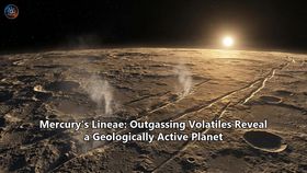 Mercury’s Lineae: Outgassing Volatiles Reveal a Geologically Active Planet