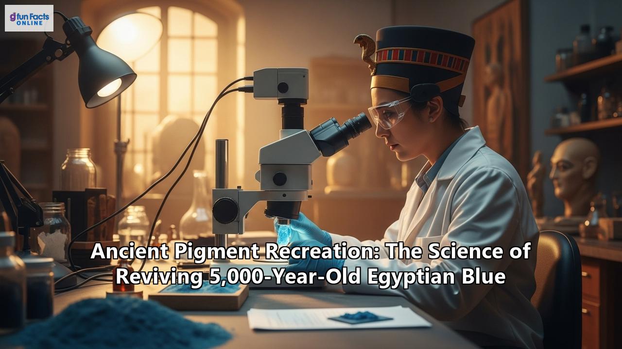Ancient Pigment Recreation: The Science of Reviving 5,000-Year-Old Egyptian Blue