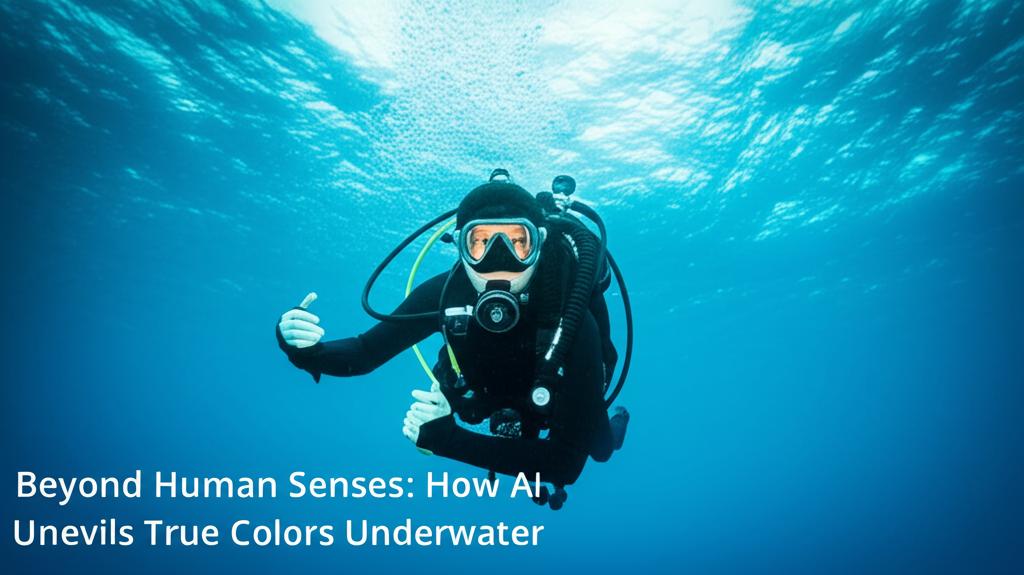 Beyond Human Senses: How AI Unveils True Colors Underwater.