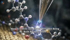 How Scientists Just Filmed Penicillin Being Built Atom by Atom