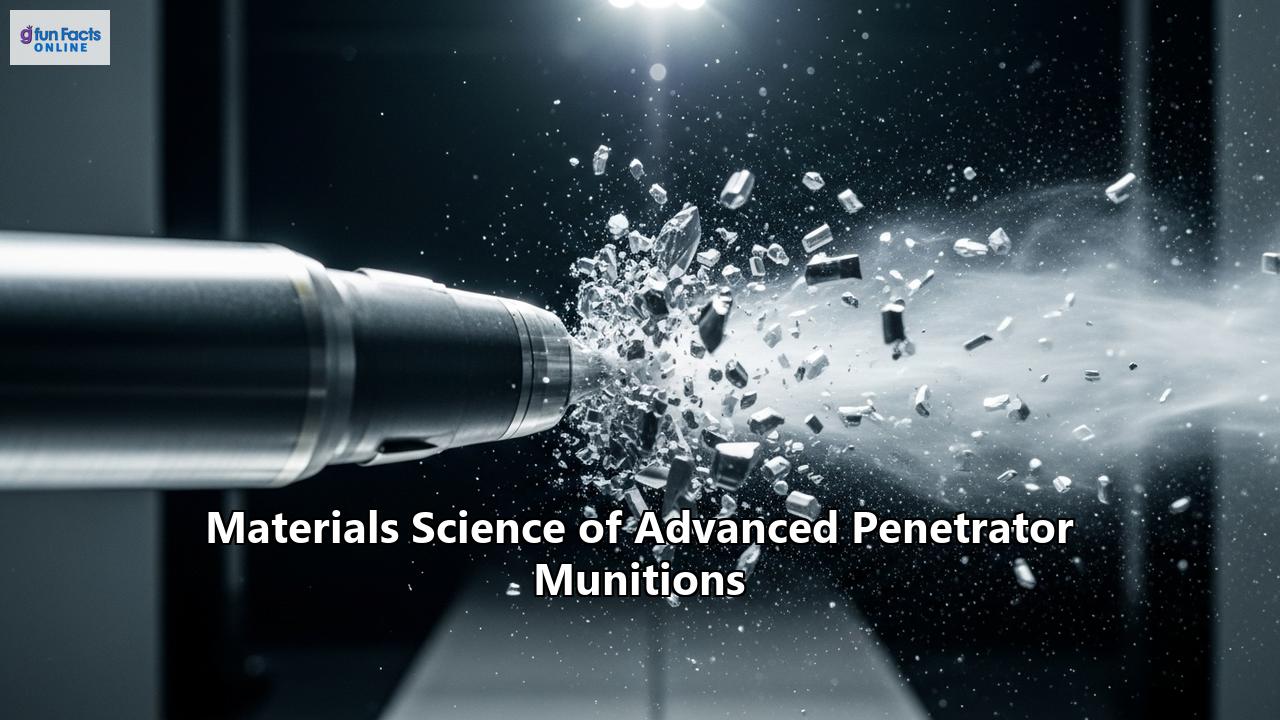 Materials Science of Advanced Penetrator Munitions
