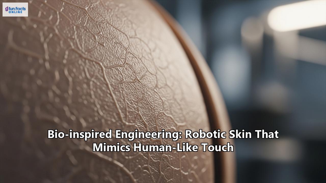 Bio-inspired Engineering: Robotic Skin That Mimics Human-Like Touch