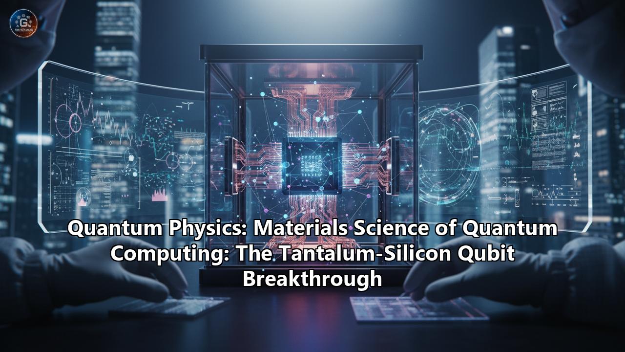 Quantum Physics: Materials Science of Quantum Computing: The Tantalum-Silicon Qubit Breakthrough