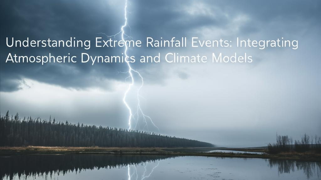 Understanding Extreme Rainfall Events: Integrating Atmospheric Dynamics and Climate Models
