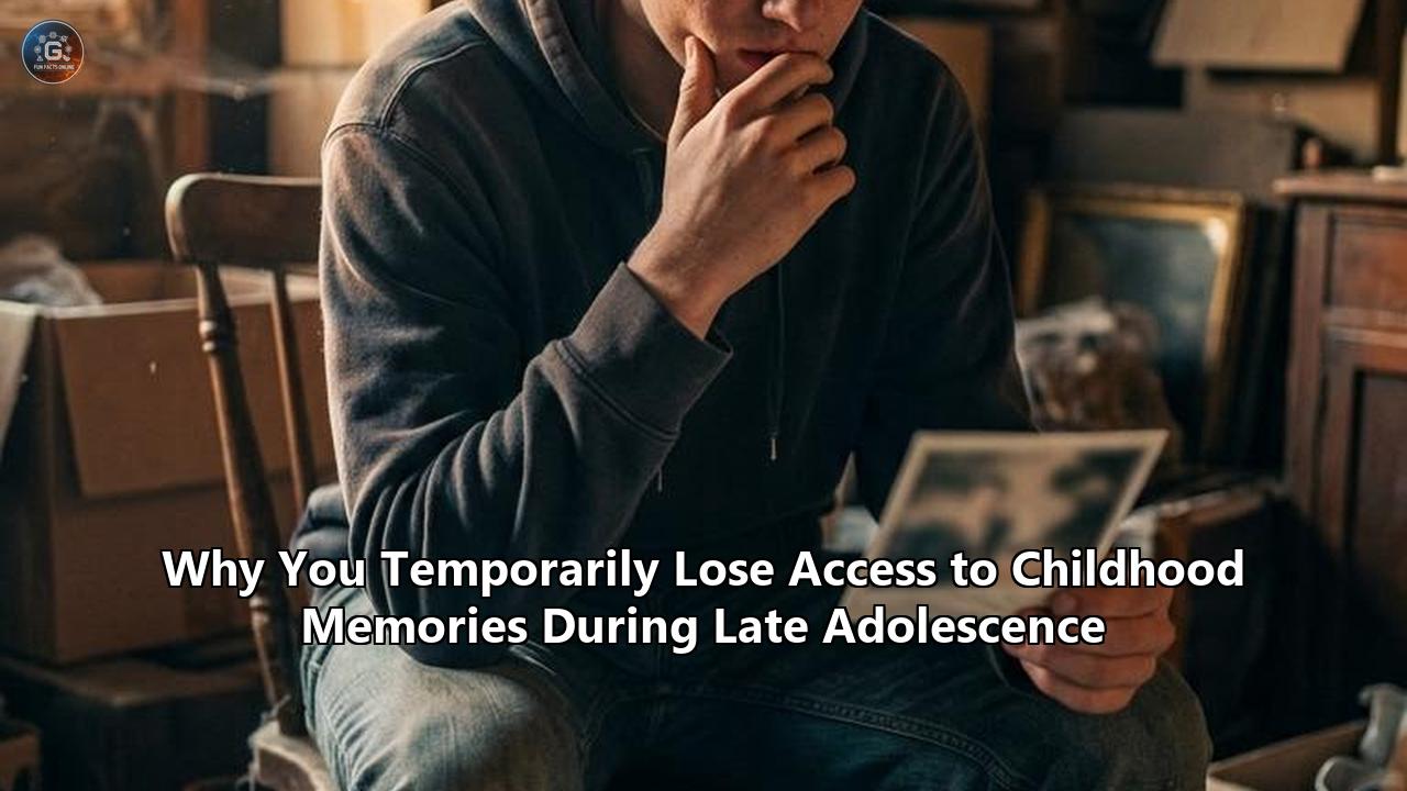 Why You Temporarily Lose Access to Childhood Memories During Late Adolescence
