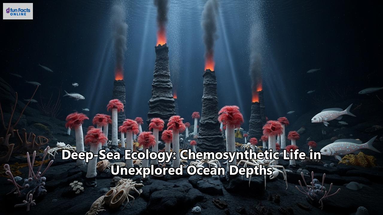 Deep-Sea Ecology: Chemosynthetic Life in Unexplored Ocean Depths