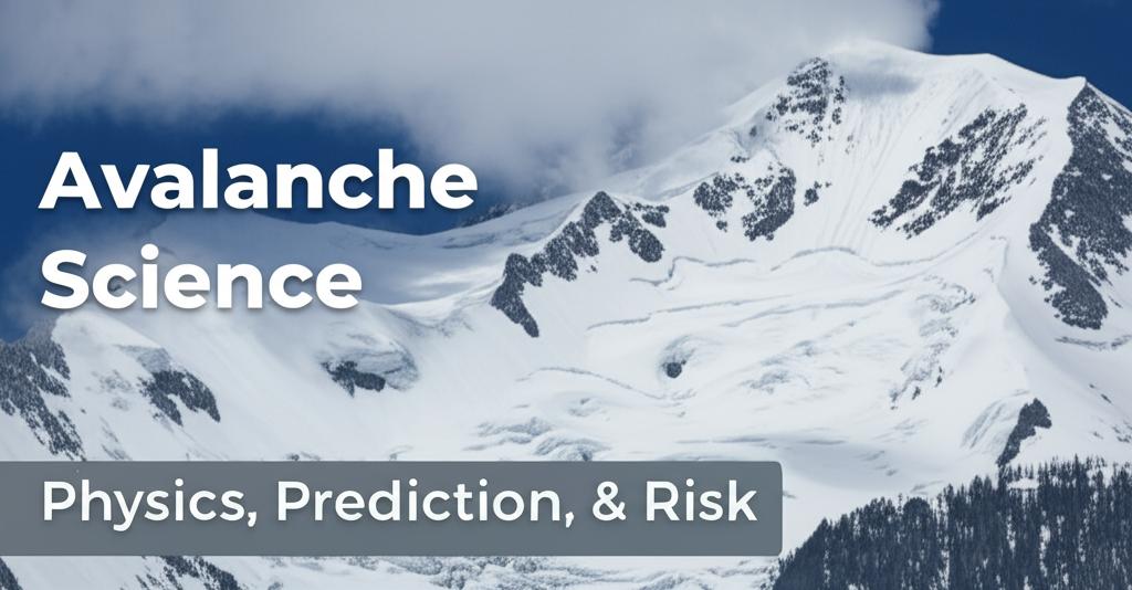 Avalanche Science: Physics, Prediction, & Risk