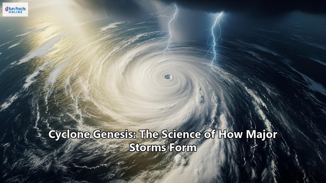 Cyclone Genesis: The Science of How Major Storms Form