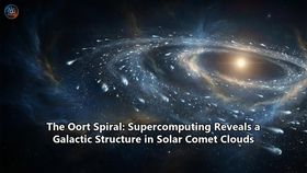 The Oort Spiral: Supercomputing Reveals a Galactic Structure in Solar Comet Clouds