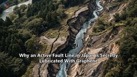 Why an Active Fault Line in Japan is Secretly Lubricated With Graphene