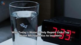 Why Today's Water Safety Report Links Tap Water Microplastics to Insomnia