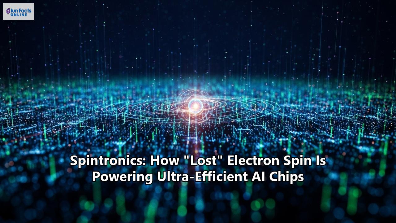 Spintronics: How "Lost" Electron Spin Is Powering Ultra-Efficient AI Chips
