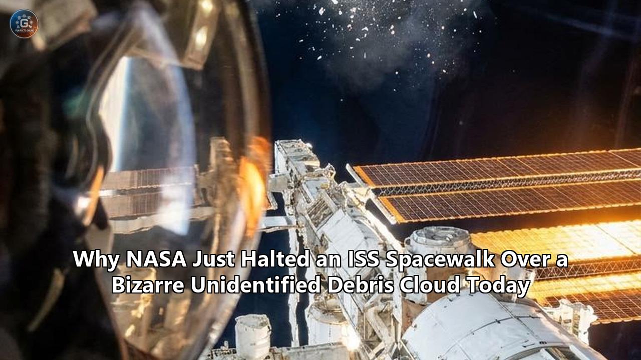 Why NASA Just Halted an ISS Spacewalk Over a Bizarre Unidentified Debris Cloud Today