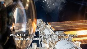Why NASA Just Halted an ISS Spacewalk Over a Bizarre Unidentified Debris Cloud Today