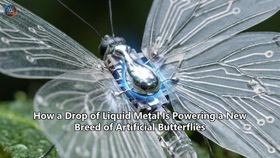 How a Drop of Liquid Metal Is Powering a New Breed of Artificial Butterflies