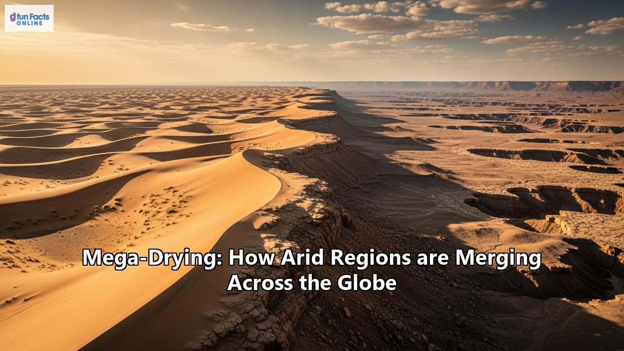 Mega-Drying: How Arid Regions are Merging Across the Globe