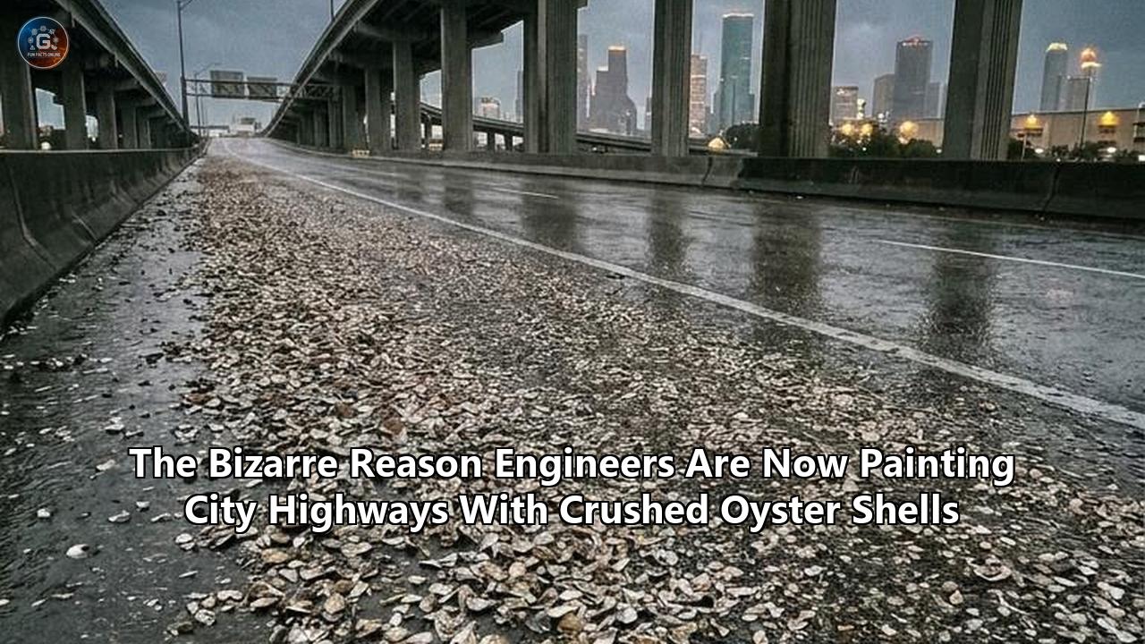 The Bizarre Reason Engineers Are Now Painting City Highways With Crushed Oyster Shells