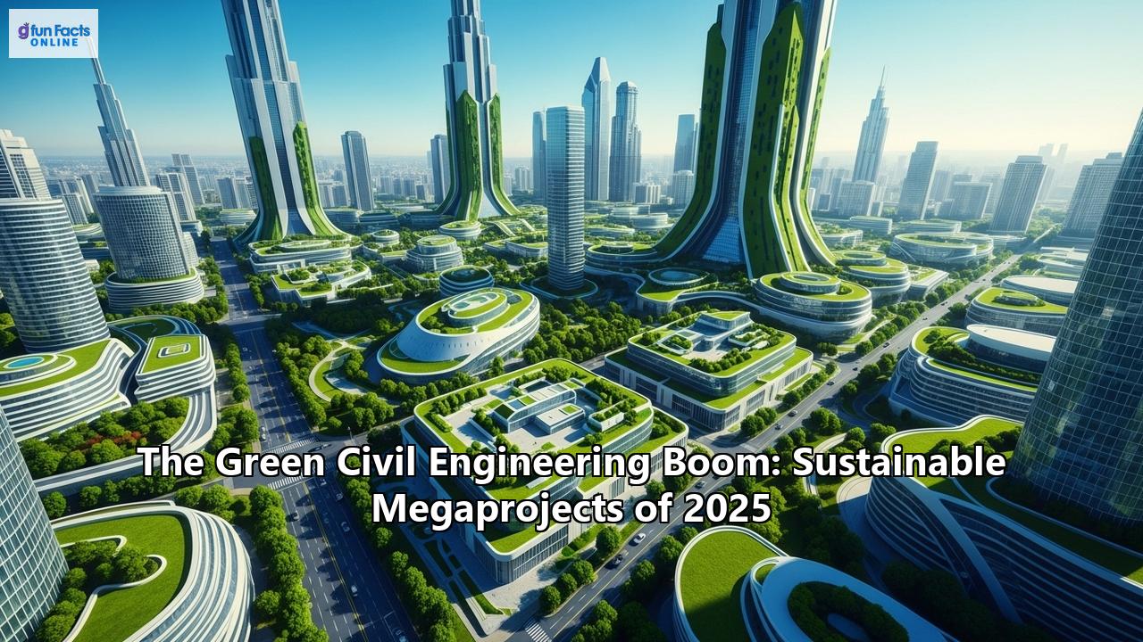 The Green Civil Engineering Boom: Sustainable Megaprojects of 2025