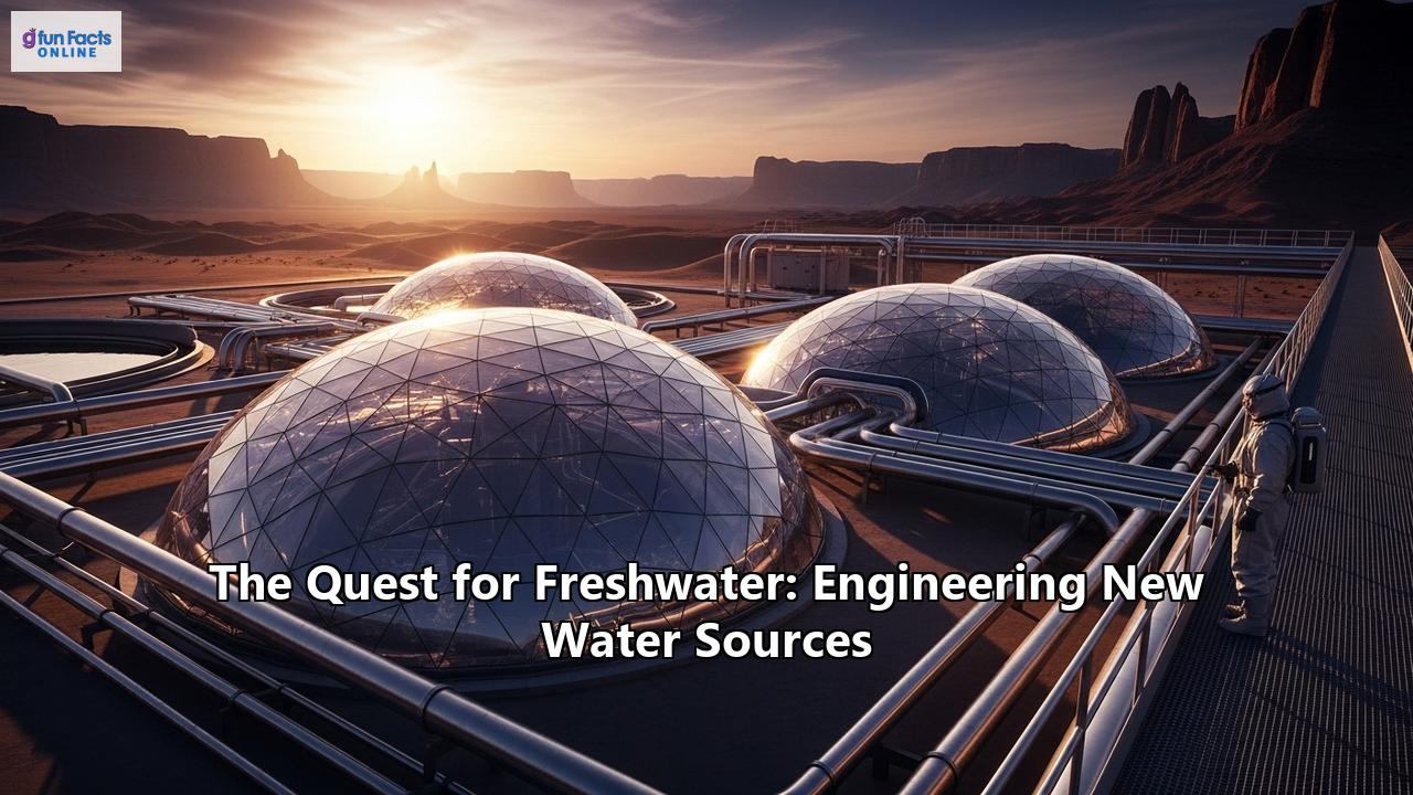 The Quest for Freshwater: Engineering New Water Sources
