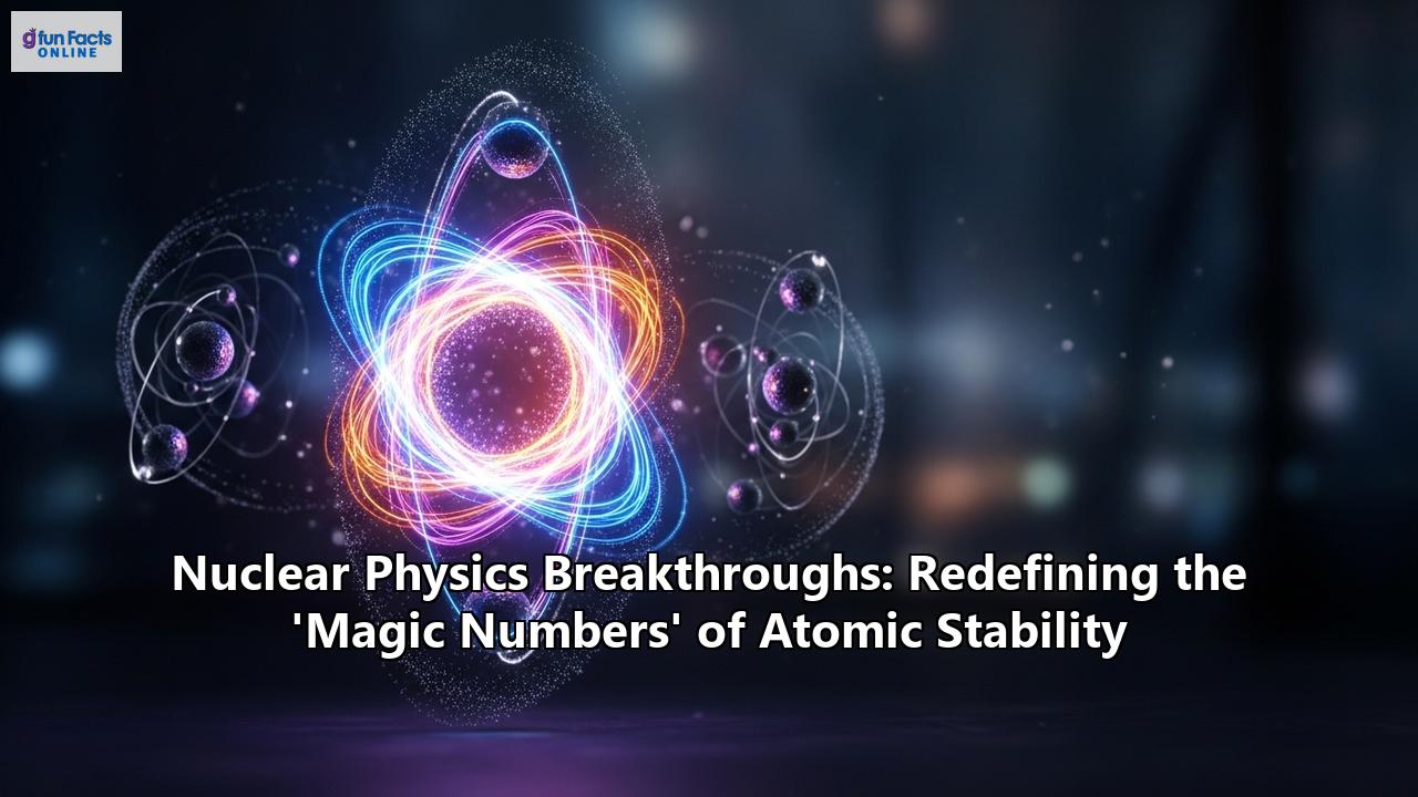 Nuclear Physics Breakthroughs: Redefining the 'Magic Numbers' of Atomic Stability