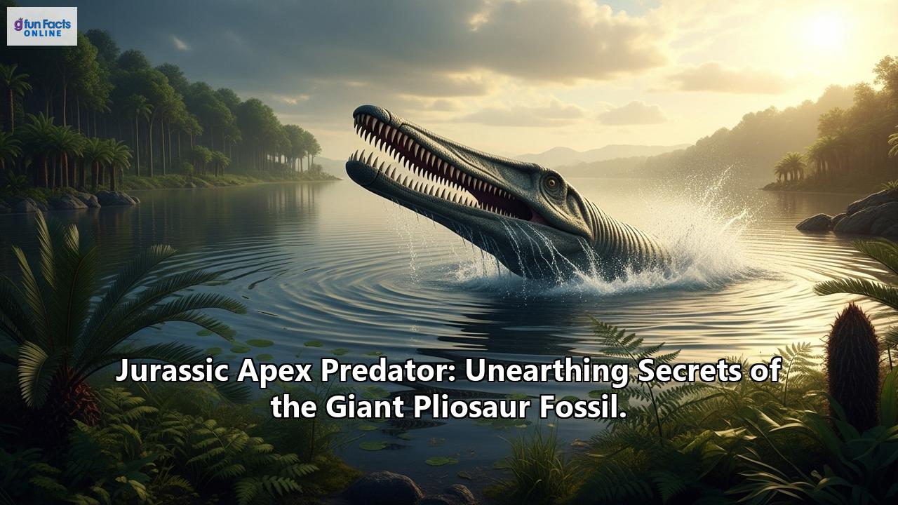 Jurassic Apex Predator: Unearthing Secrets of the Giant Pliosaur Fossil.