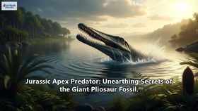 Jurassic Apex Predator: Unearthing Secrets of the Giant Pliosaur Fossil.