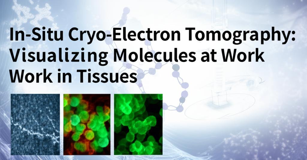 In-Situ Cryo-Electron Tomography: Visualizing Molecules at Work in Tissues.