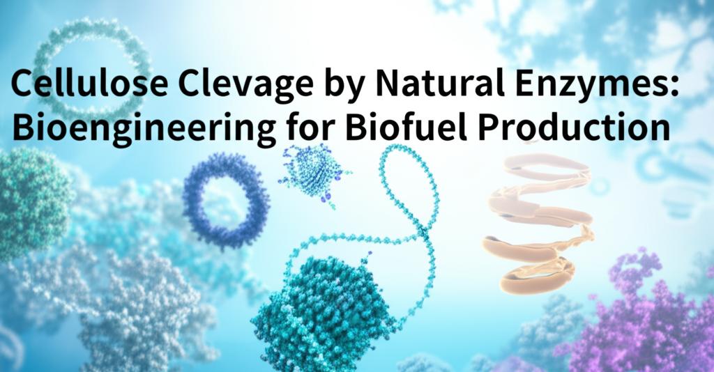 Cellulose Cleavage by Natural Enzymes: Bioengineering for Biofuel Production