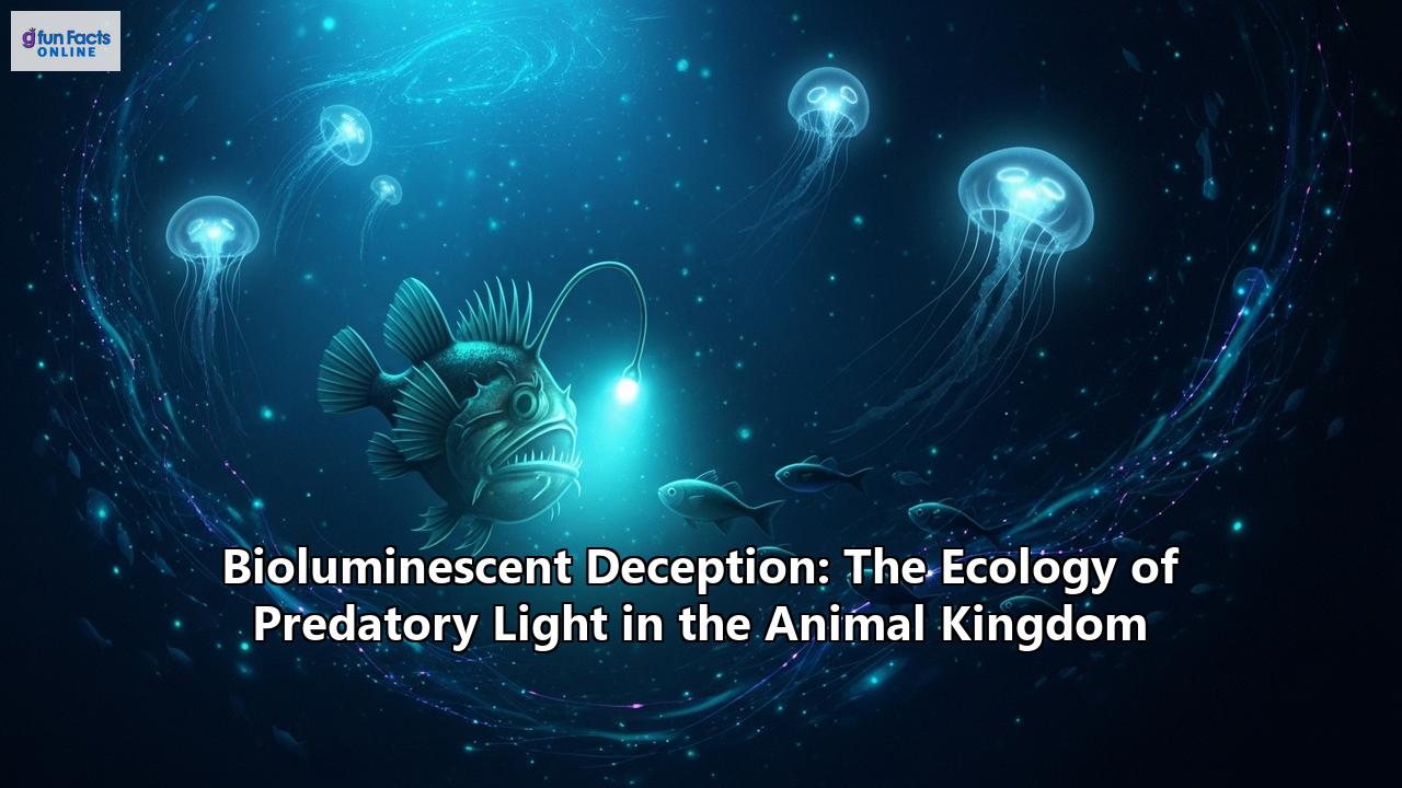 Bioluminescent Deception: The Ecology of Predatory Light in the Animal Kingdom