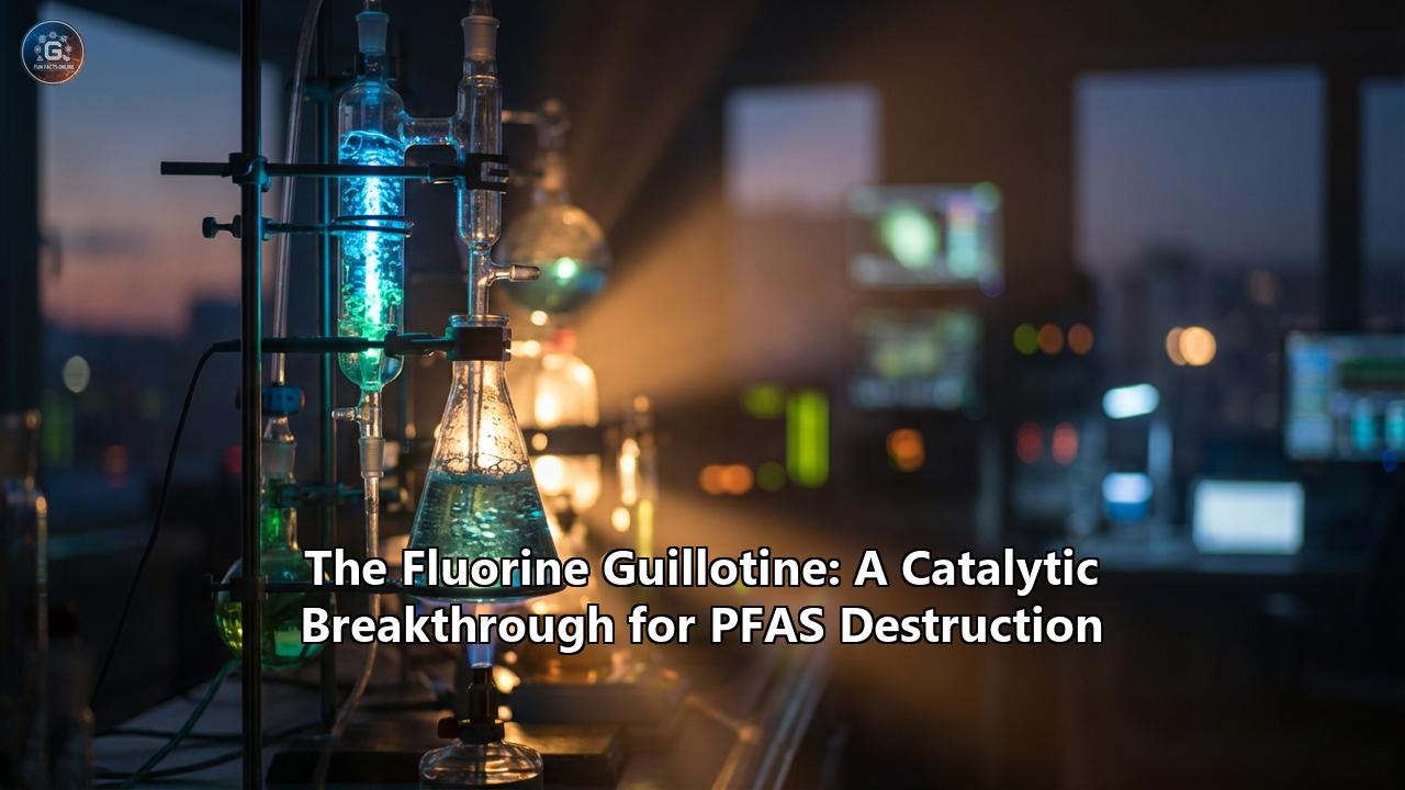 The Fluorine Guillotine: A Catalytic Breakthrough for PFAS Destruction