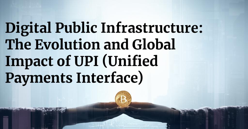 Digital Public Infrastructure: The Evolution and Global Impact of UPI (Unified Payments Interface)