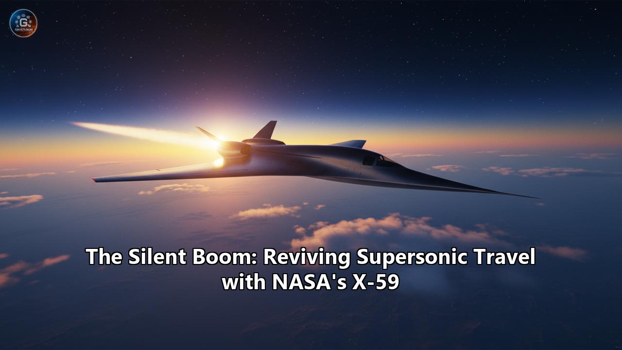The Silent Boom: Reviving Supersonic Travel with NASA's X-59