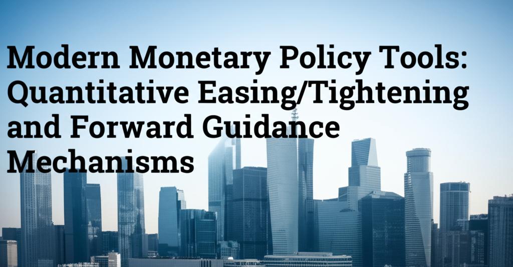 Modern Monetary Policy Tools: Quantitative Easing/Tightening and Forward Guidance Mechanisms