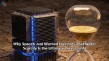 Why SpaceX Just Warned Investors That Water Scarcity Is the Ultimate Threat to AI