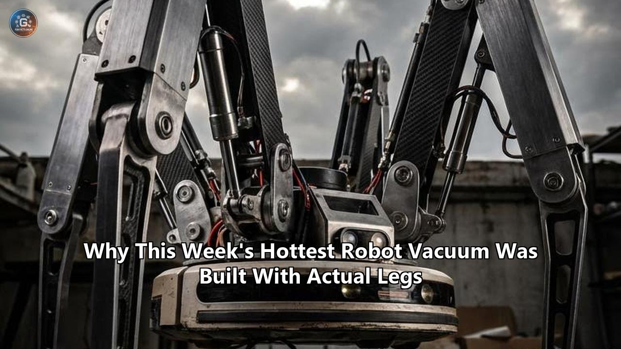 Why This Week's Hottest Robot Vacuum Was Built With Actual Legs
