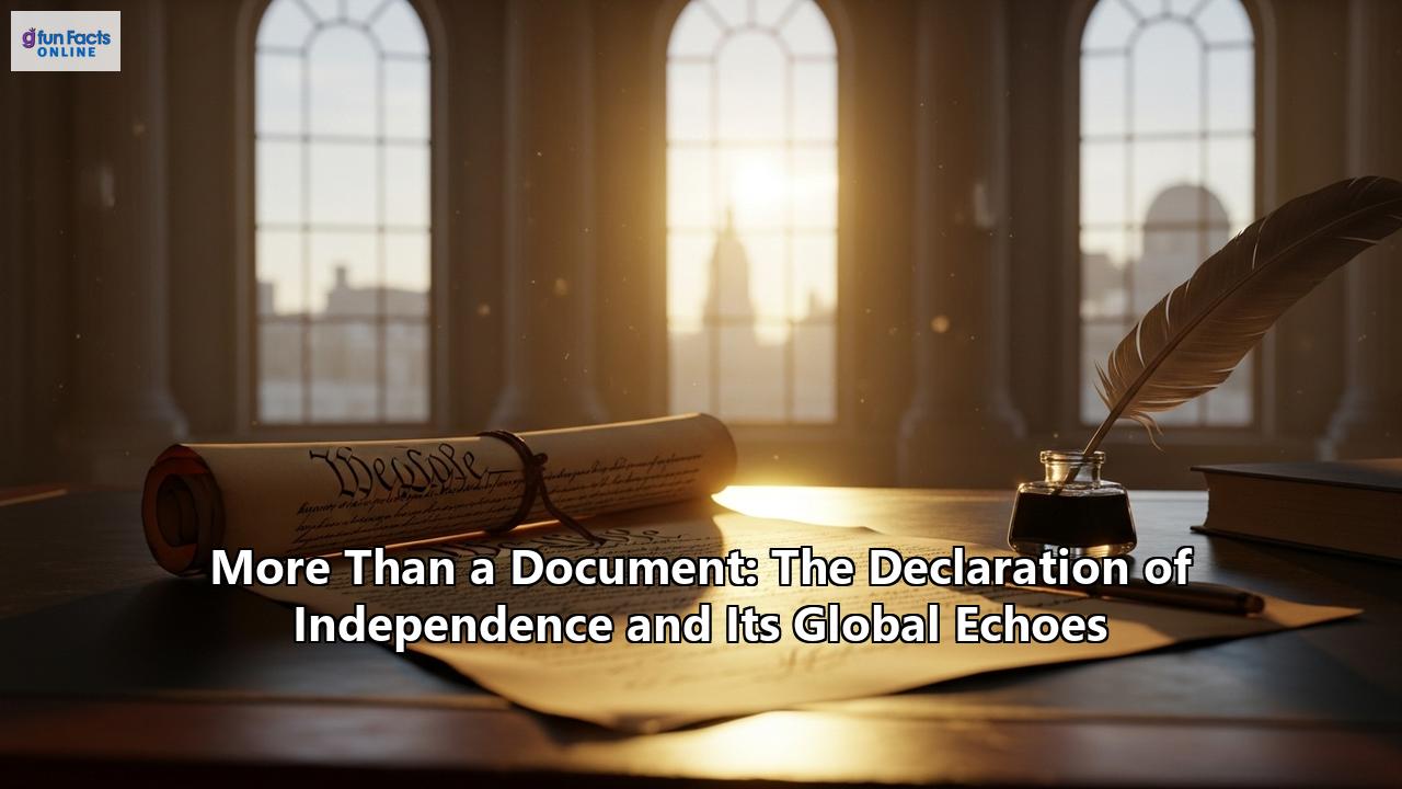 More Than a Document: The Declaration of Independence and Its Global Echoes