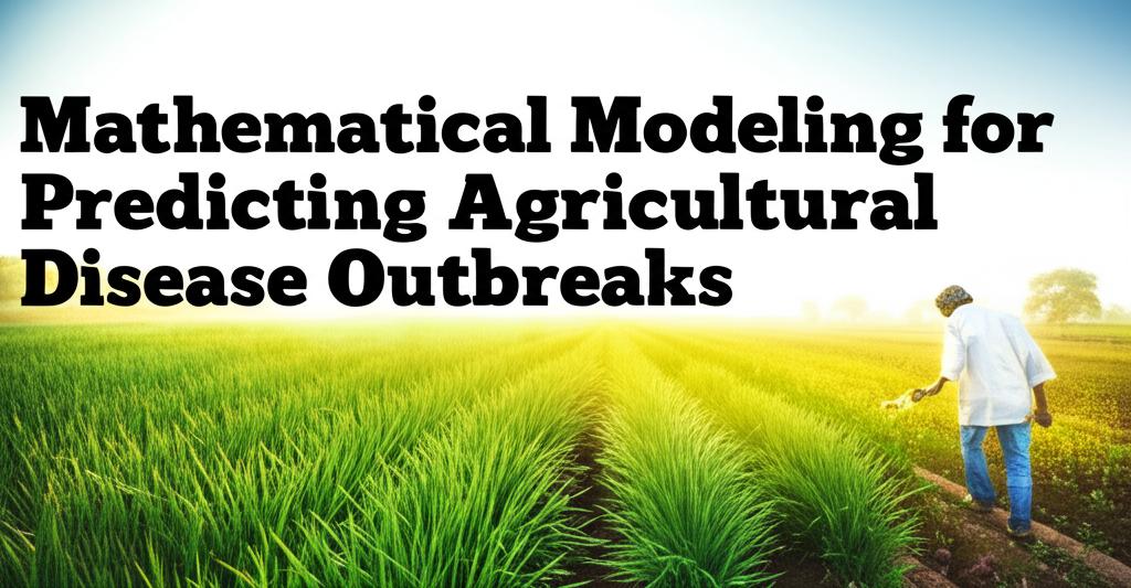 Mathematical Modeling for Predicting Agricultural Disease Outbreaks