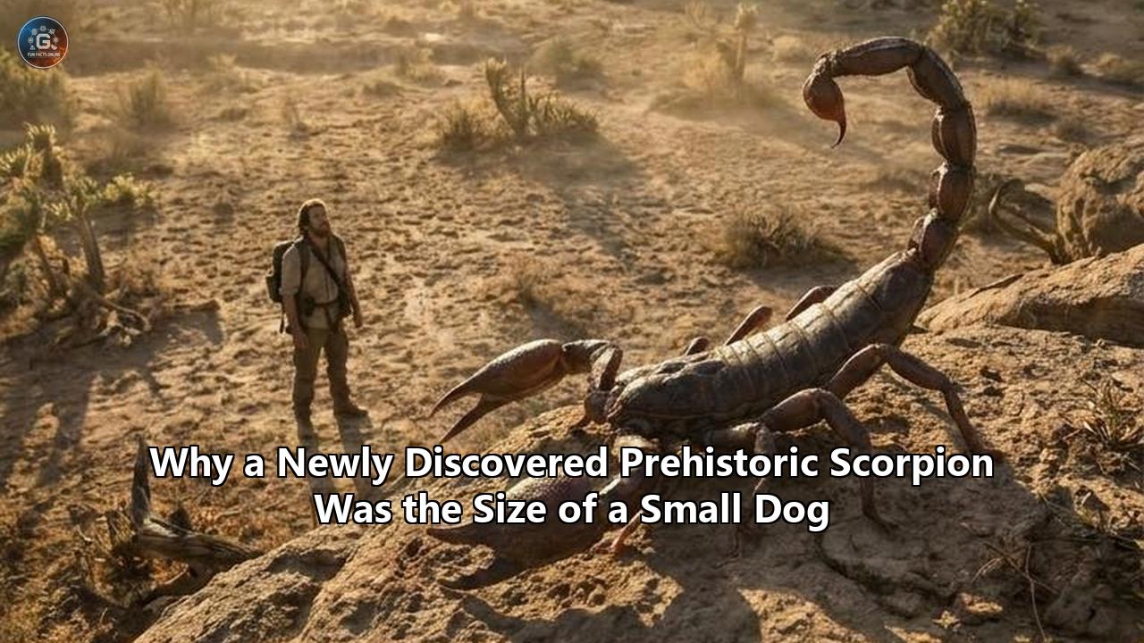 Why a Newly Discovered Prehistoric Scorpion Was the Size of a Small Dog