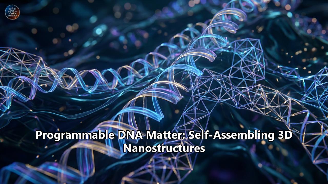 Programmable DNA Matter: Self-Assembling 3D Nanostructures