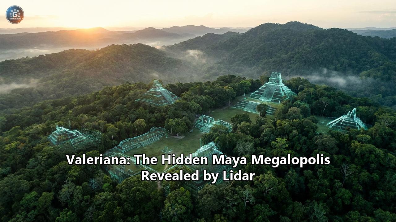 Valeriana: The Hidden Maya Megalopolis Revealed by Lidar