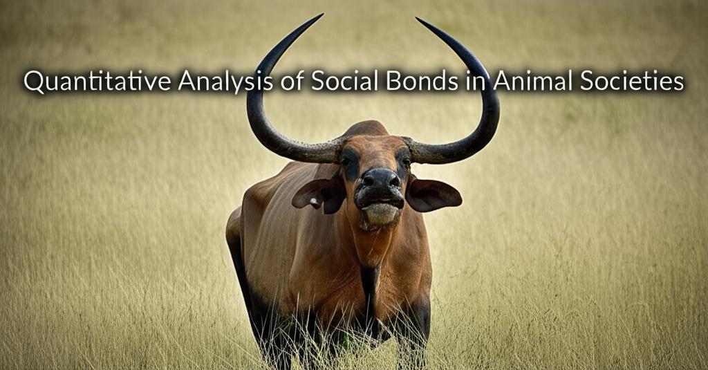 Quantitative Analysis of Social Bonds in Animal Societies