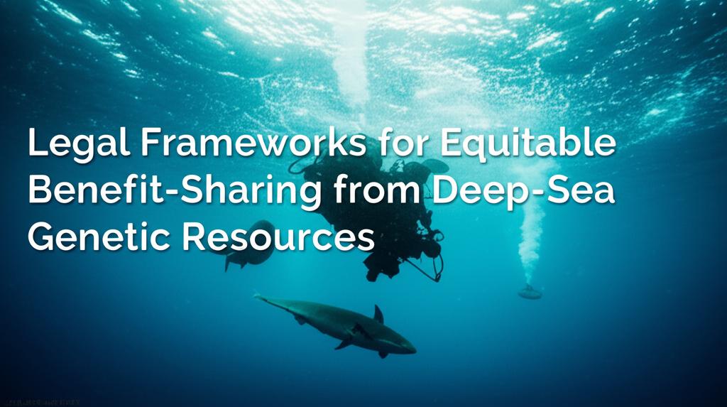 Legal Frameworks for Equitable Benefit-Sharing from Deep-Sea Genetic Resources