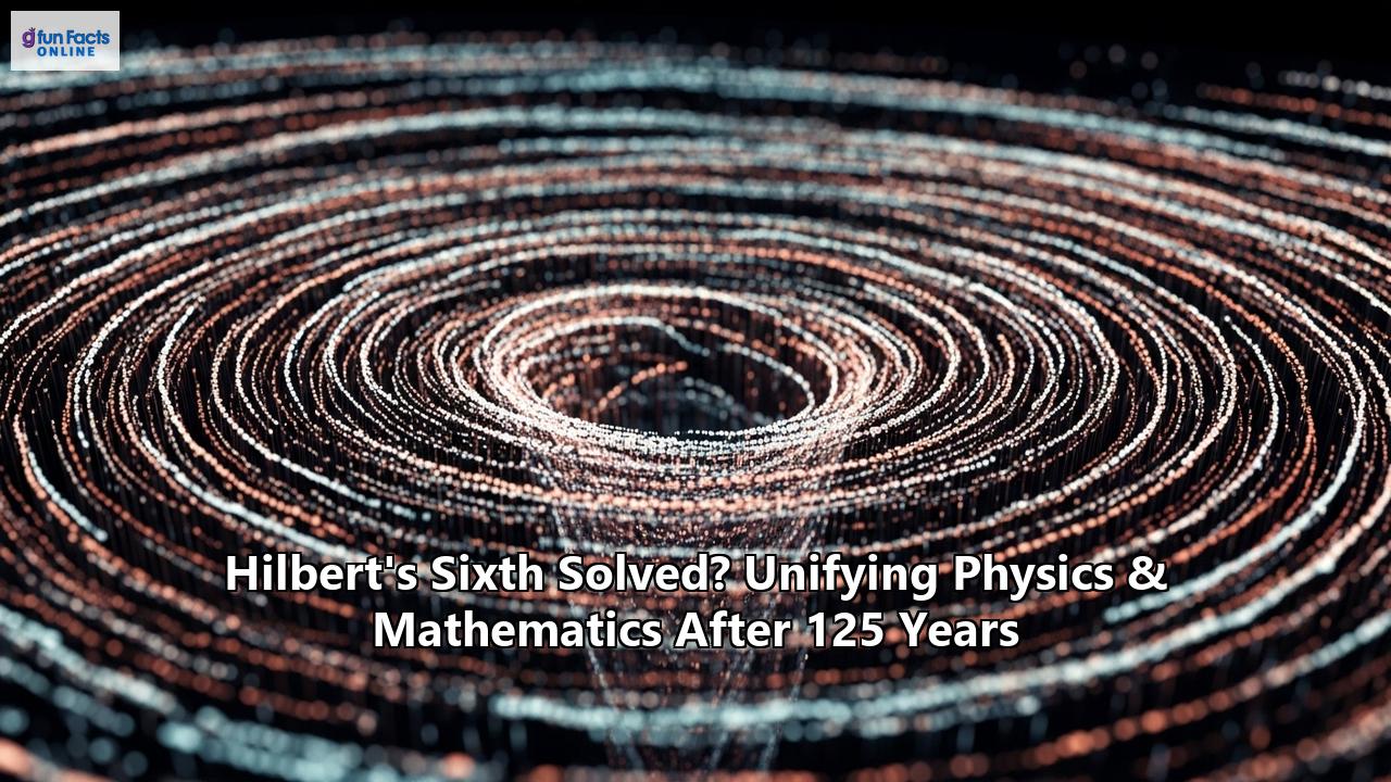 Hilbert's Sixth Solved? Unifying Physics & Mathematics After 125 Years