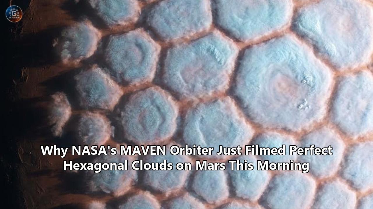 Why NASA's MAVEN Orbiter Just Filmed Perfect Hexagonal Clouds on Mars This Morning
