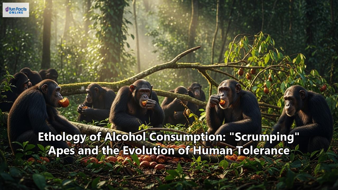 Ethology of Alcohol Consumption: "Scrumping" Apes and the Evolution of Human Tolerance
