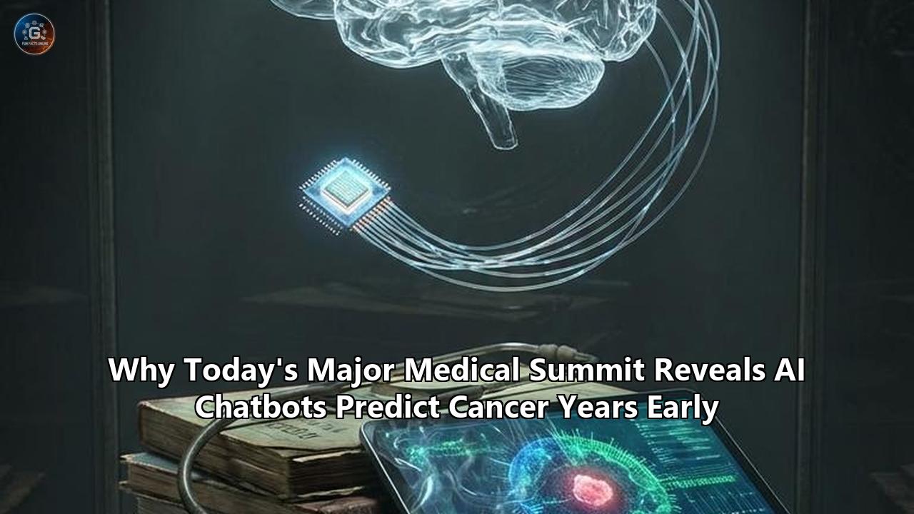 Why Today's Major Medical Summit Reveals AI Chatbots Predict Cancer Years Early