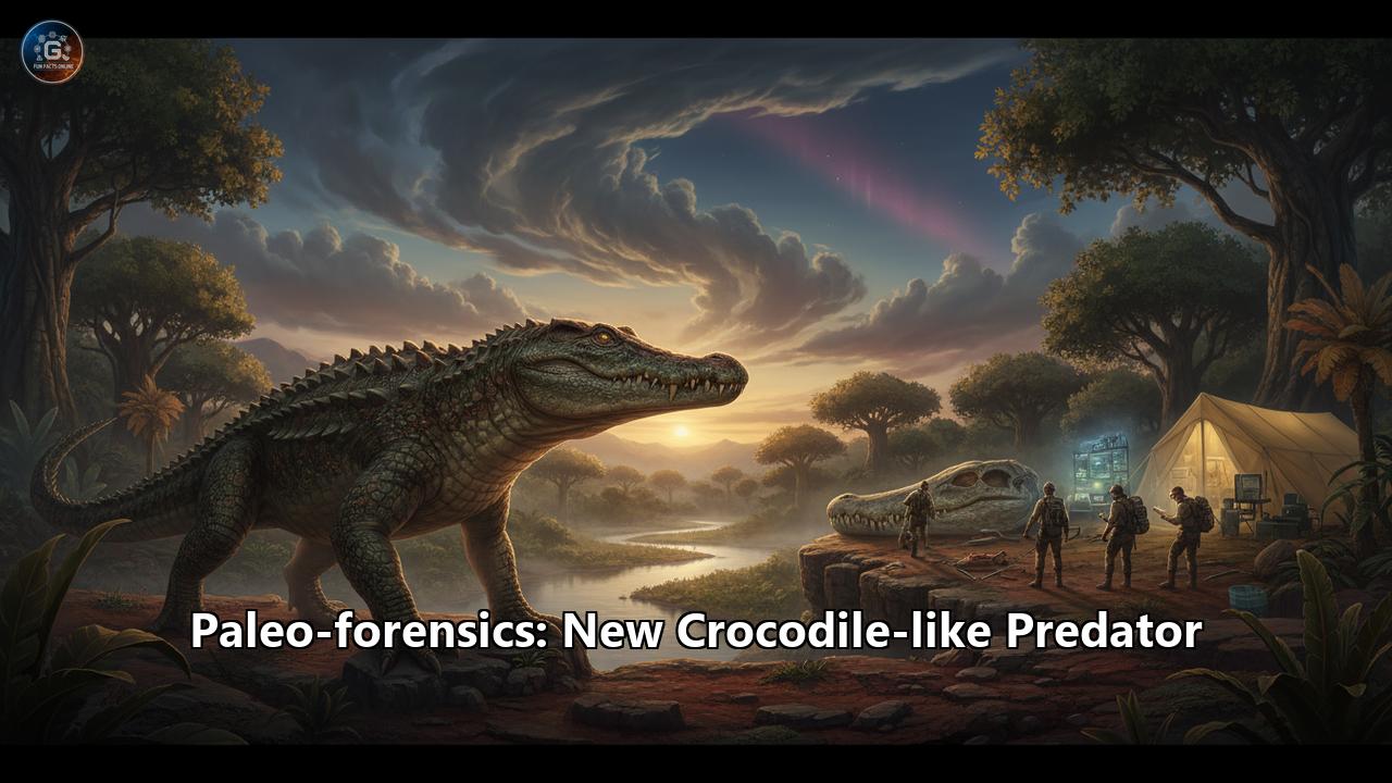 Paleo-forensics: New Crocodile-like Predator